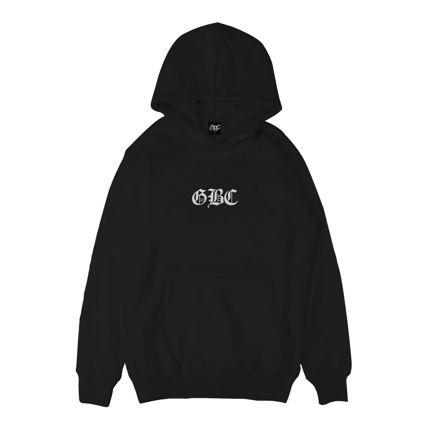 Embroidered Logo Pullover Hooded Sweatshirt
