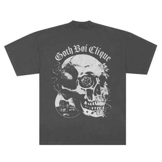 Rose Skull T-Shirt (Charcoal)