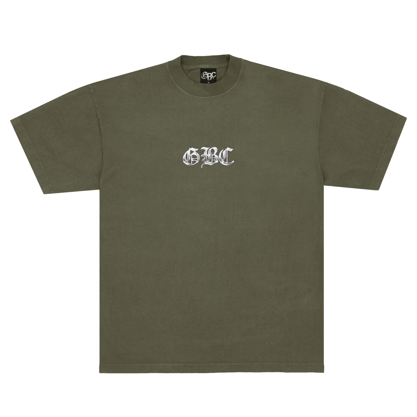 Rose Skull T-Shirt (Military Green)