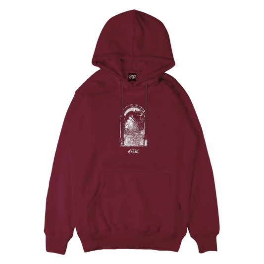 Tombstone Pullover Hooded Sweatshirt (Maroon)