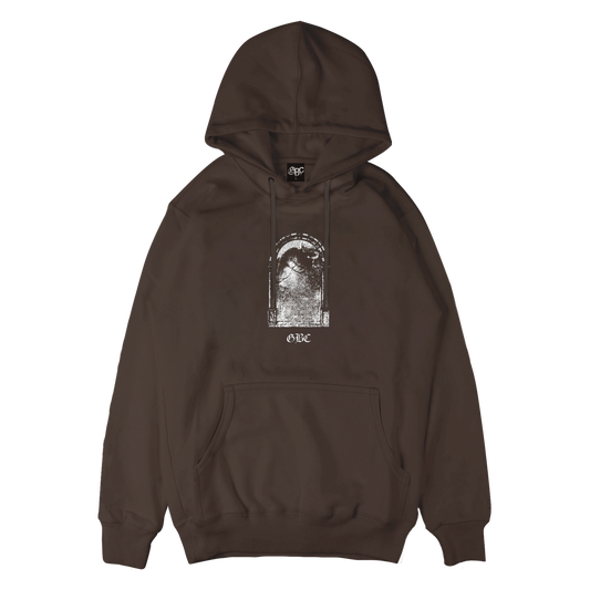 Tombstone Pullover Hooded Sweatshirt (Chocolate)