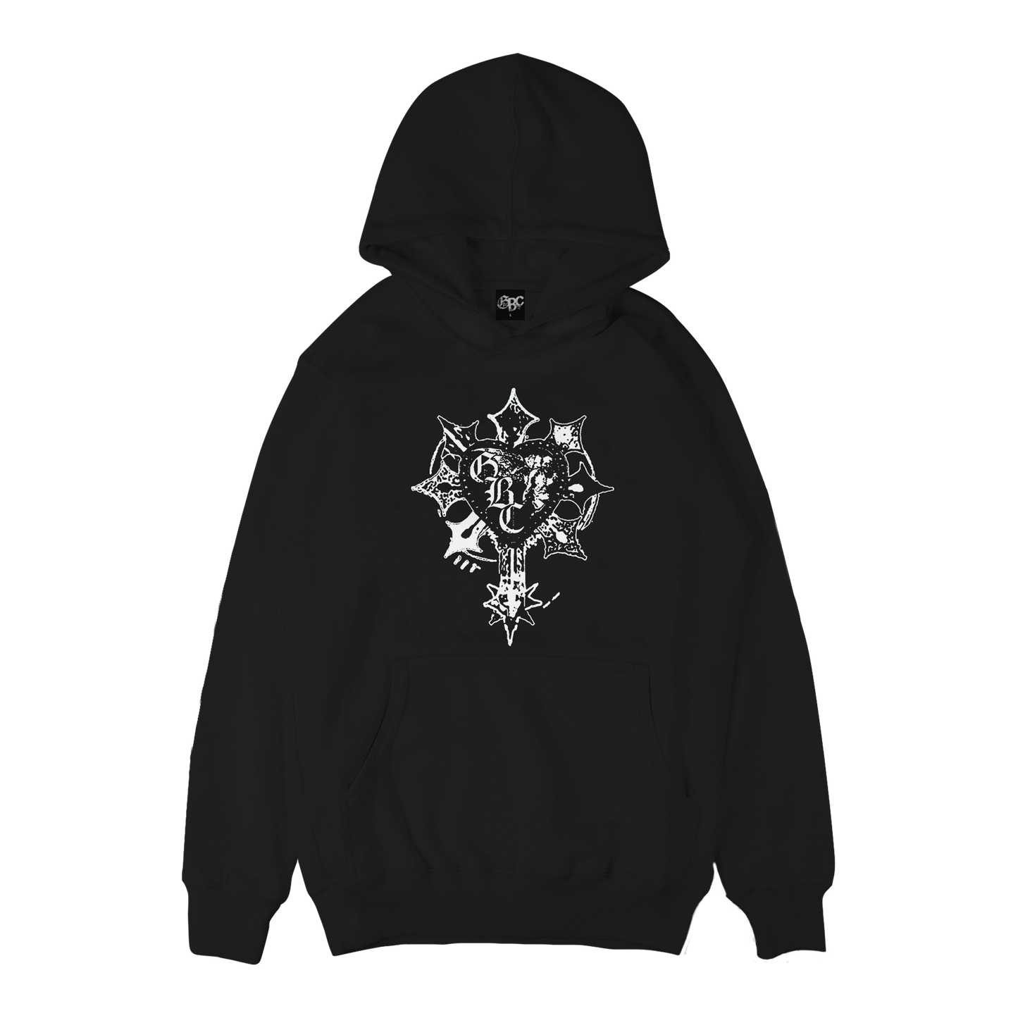Heart Key Pullover Hooded Sweatshirt
