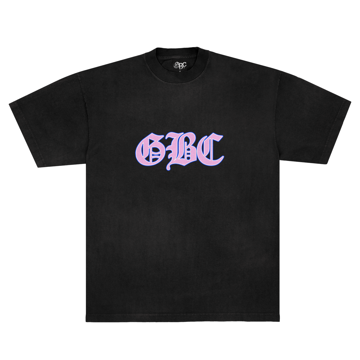 GBC Logo T-Shirt (Black/Pink/Blue)